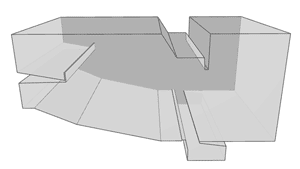amroc pro screenshot - blank hall 3D model 